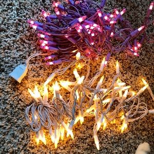 ✨ Twinkle Lights White and Purple Bundle